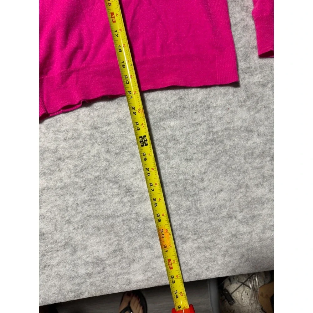 J.Crew Factory Small Pink Merino Wool Blend Sweater Long Sleeve Pullover Women s
